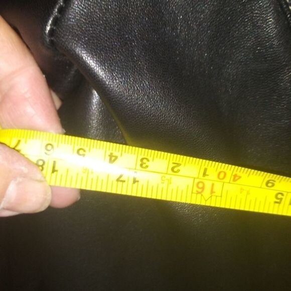 Black Kenneth Cole Leather Jacket. Soft as Butter! - Picture 7 of 9